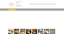 Desktop Screenshot of londoncourthotel.com